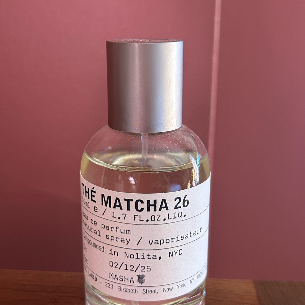 Le Labo Thé Matcha 26 Perfume with Silver Cap